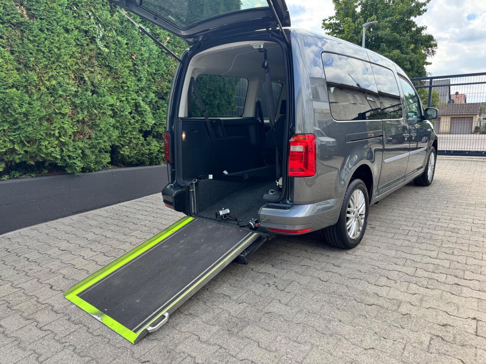 Volkswagen Caddy 2.0 TDI DSG MAXI ROLLSTUHL- RAMPE - BEHIND