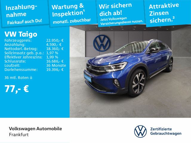 Volkswagen Taigo 1.0 TSI DSG Style Navi IQ.Light DAB+ cs14f