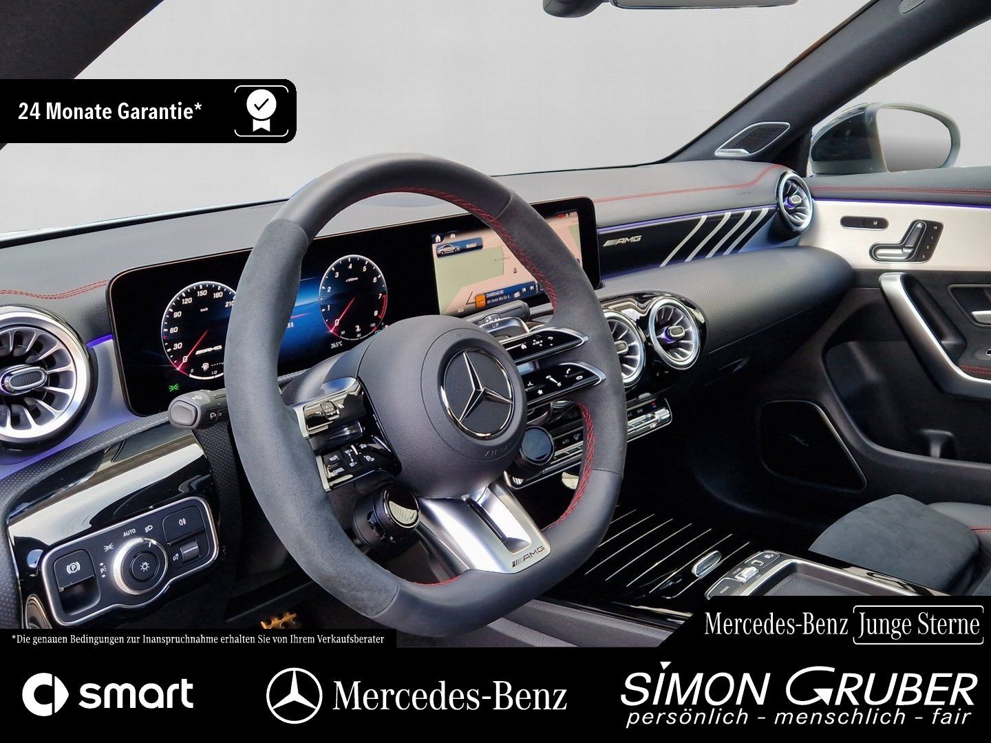 Fahrzeugabbildung Mercedes-Benz CLA 45 S 4M AMG Aero Burm Pano MBeam 360 drivers