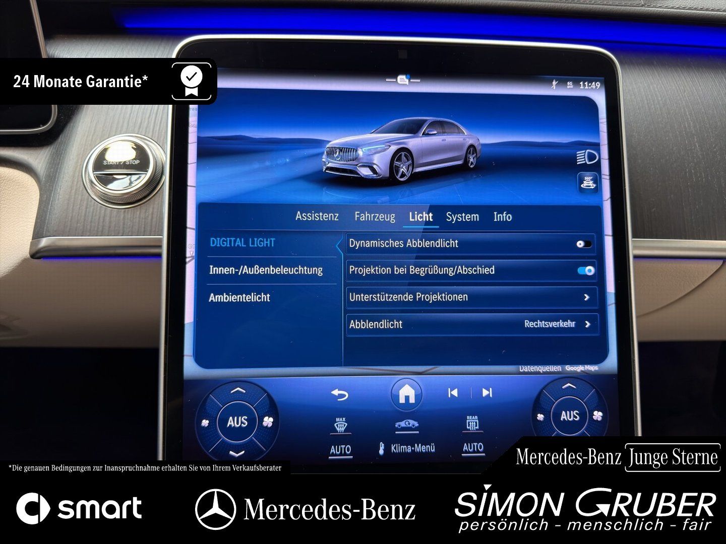 Fahrzeugabbildung Mercedes-Benz S 63 E L Perfo Carbon First Class Burm4D Keramik