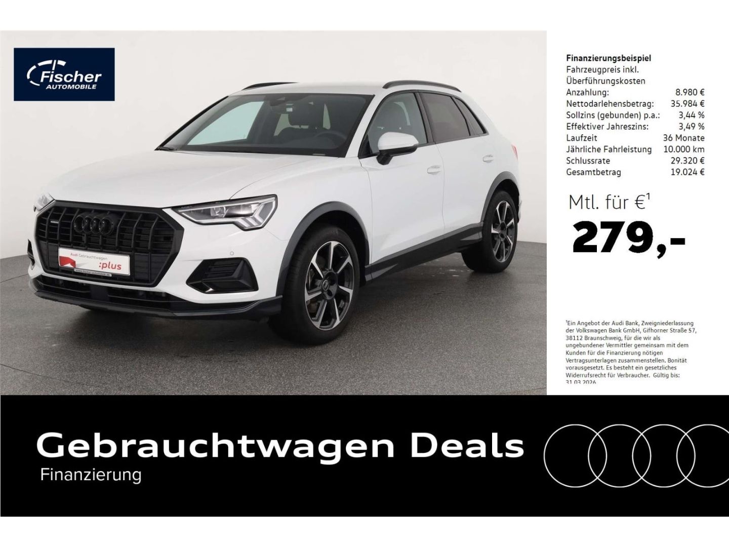 Audi Q3 40 TFSI quattro Advanced AHK/NAV/19''/LED+