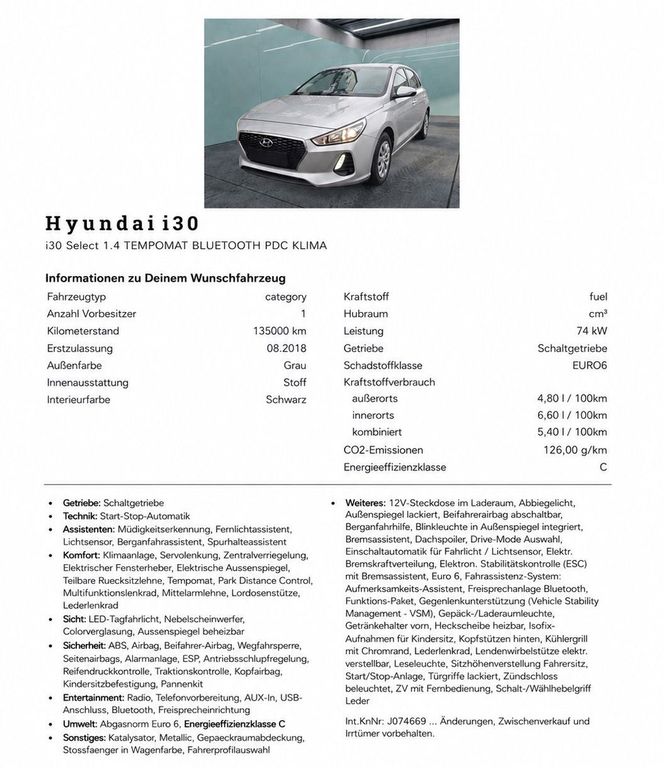 Image of Hyundai i30