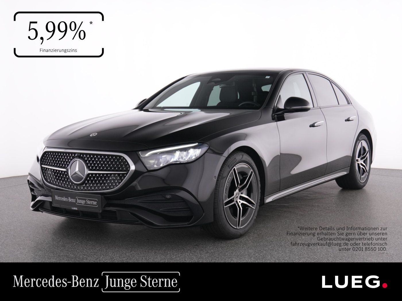 Mercedes-Benz E 220 d AMG+MBUX+LED-HP+Pano+KeylG+Amb+NIght+RFK