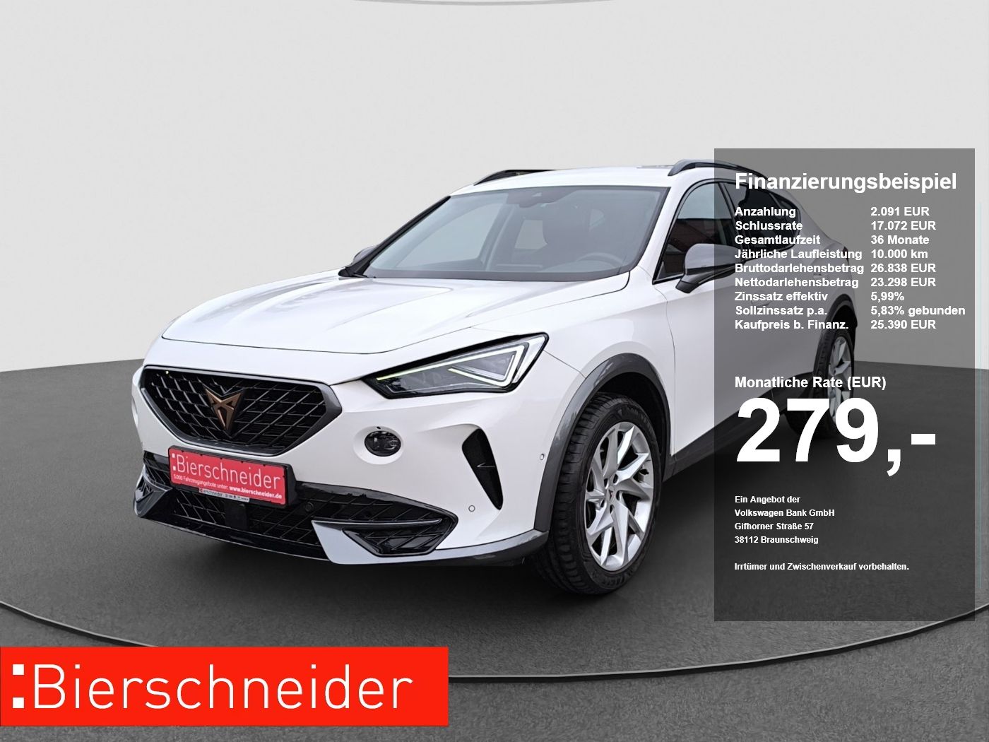 Cupra Formentor 2.0 TDI DSG 4Drive MATRIX ACC PDC FULL