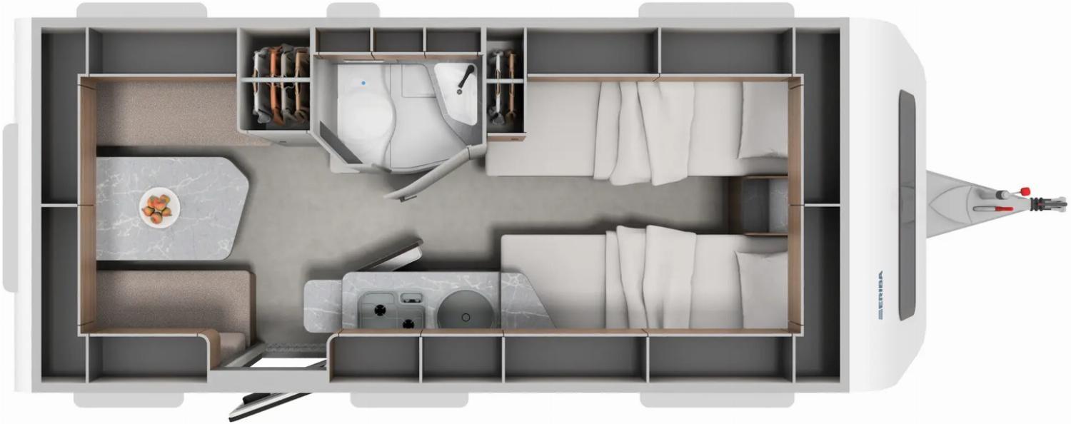 HYMER / ERIBA / HYMERCAR Eriba Novaline 470 Moving-Paket, Markise, Alus