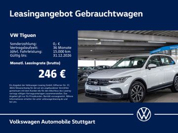 Volkswagen Leasingangebot: Volkswagen Tiguan Life 1.5 TSI Kamera ACC Bluetooth SHZ LED
