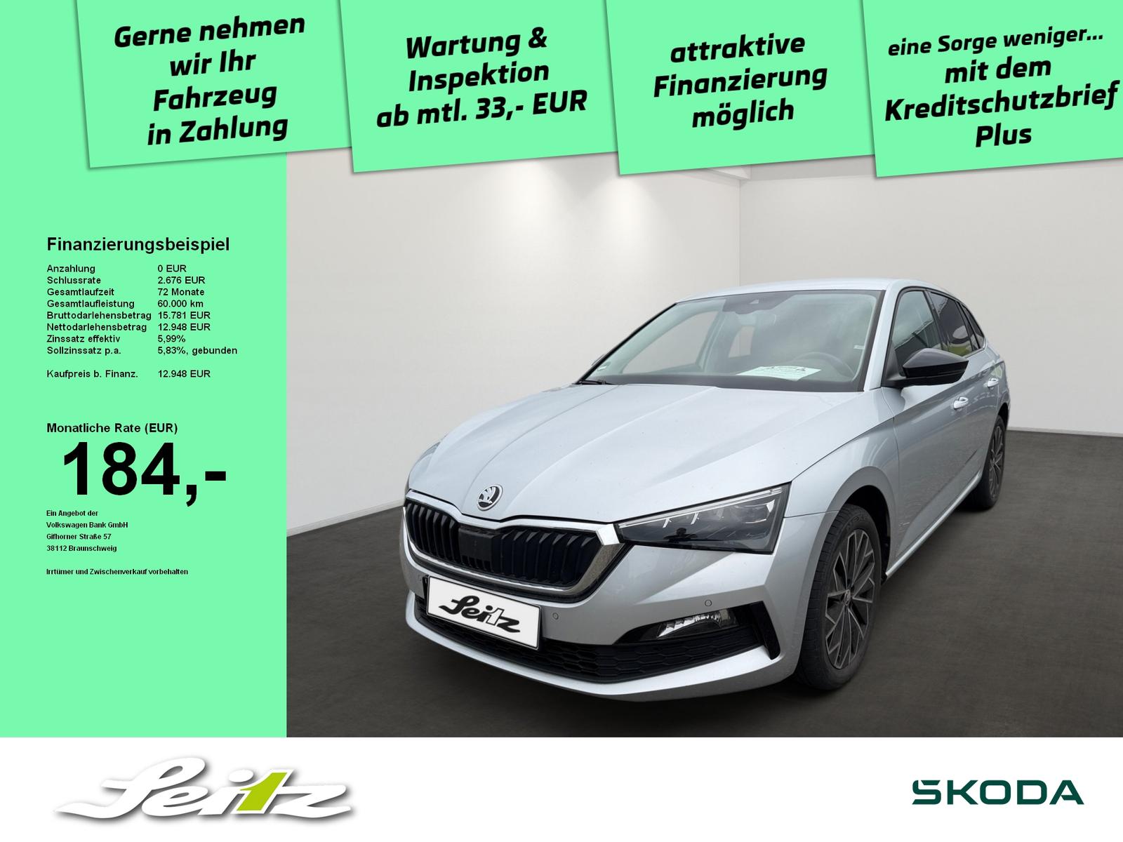 Skoda Scala 1.0 TSI Style *LED*KAMERA*SITZHZG*
