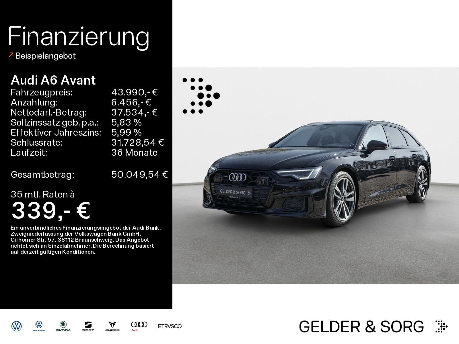 Audi A6 Avant 50 TDI qu. S-line*Pano*Virtual*Matrix*R