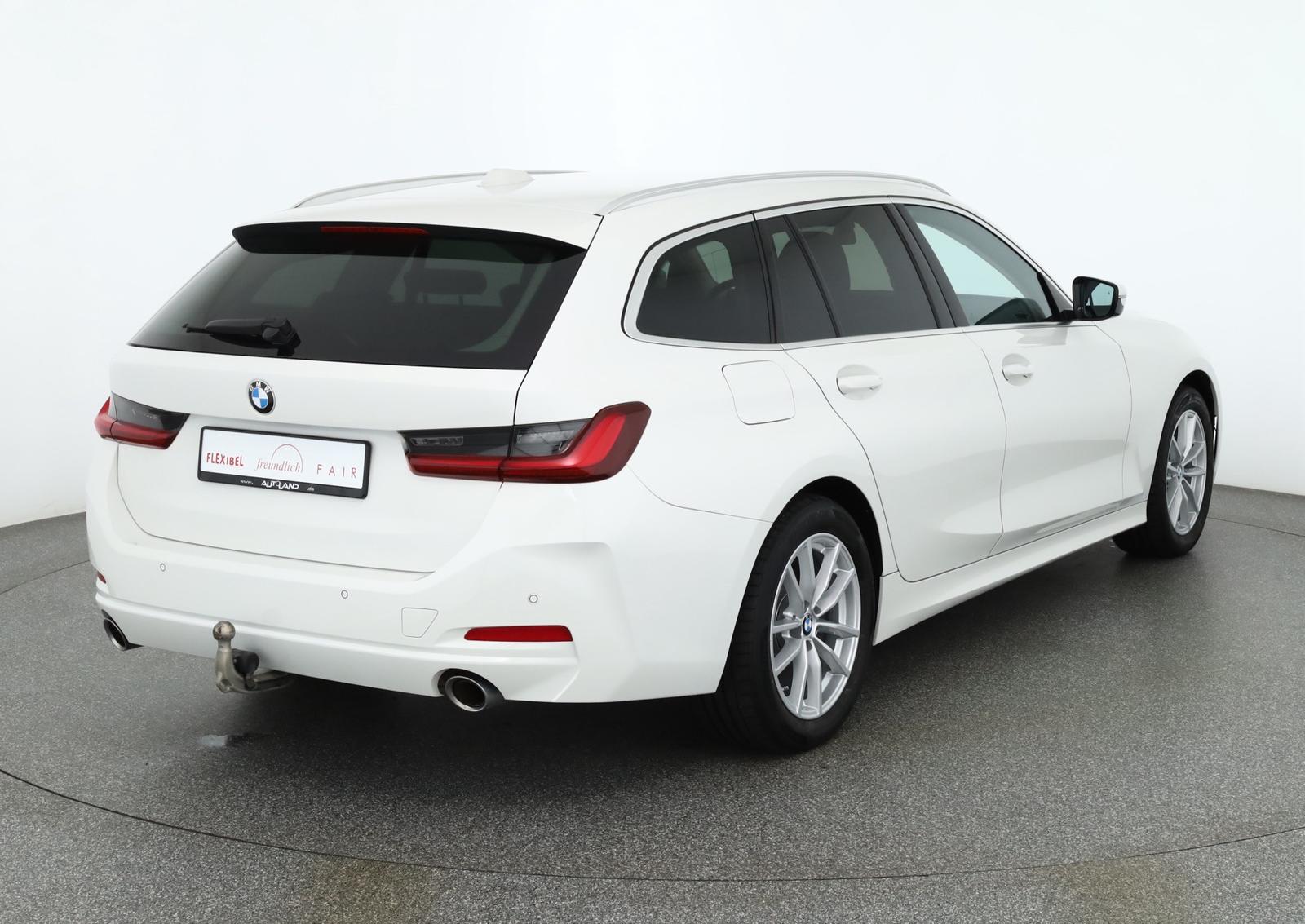 BMW 3 Series i Touring LED Navi Teilleder AHK Totwinkel, миниатюра 5