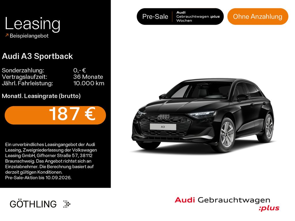 Audi A3 Sportback 35 TFSI Advanced*LED*Virtual*Navi+*