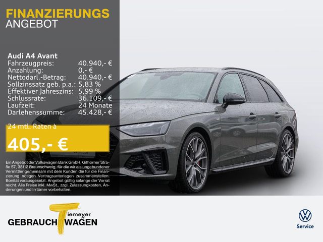 Audi A4 Avant 40 TFSI Q 2 x S LINE LM19 KAMERA NAVI+