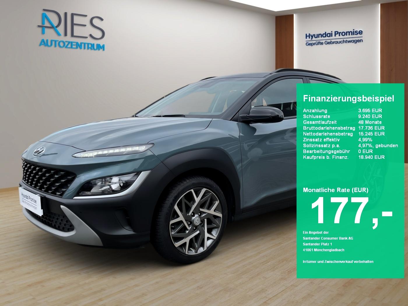 Hyundai Kona 1.6 GDI Trend KlimaA*Navi*SHZ*SoundSys*Kam.