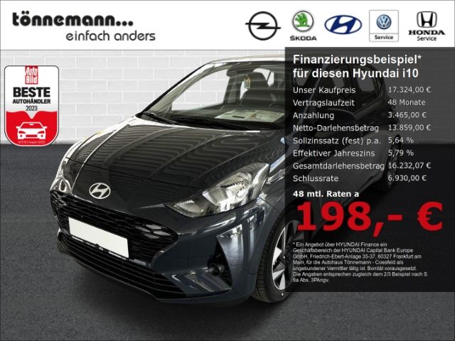 Hyundai i10 FACELIFT TREND AT+NAVI+RÜCKFAHRKAMERA+SITZ-/