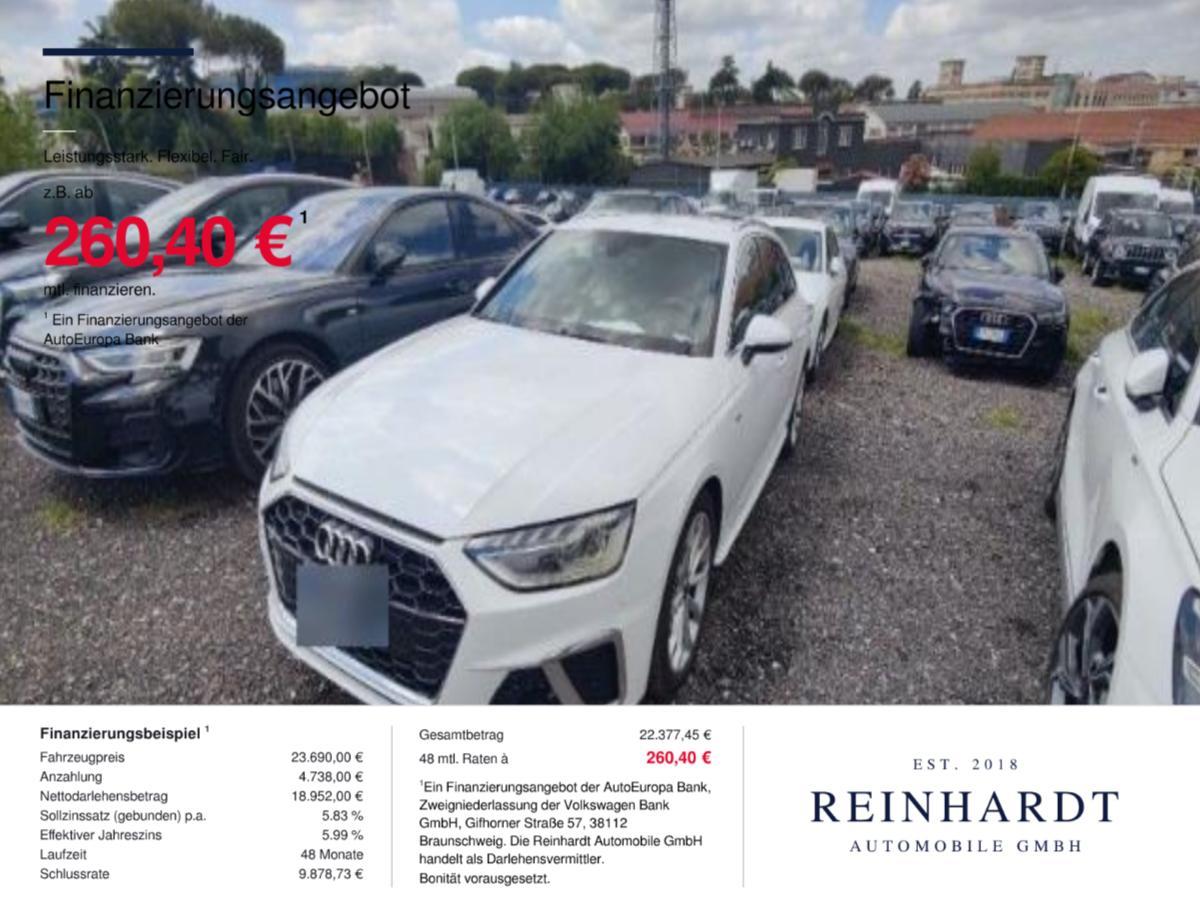 Audi A4 AVANT 35TDi S LINE LED/TEMPO./KAM./CARPL/NAVI