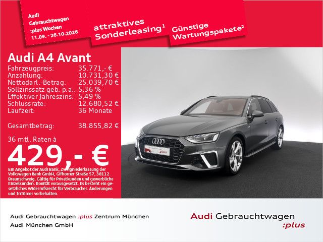 Audi A4 Avant 40 TFSI S tronic 2x S line Navi Massag foto 1
