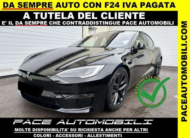 Tesla Model S PLAID AWD VOLANTE TONDO KAMERA 360