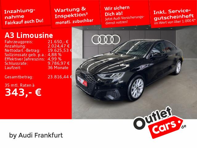 Audi A3 Limousine 35 TFSI Navi Tempomat DAB VC PDC Si