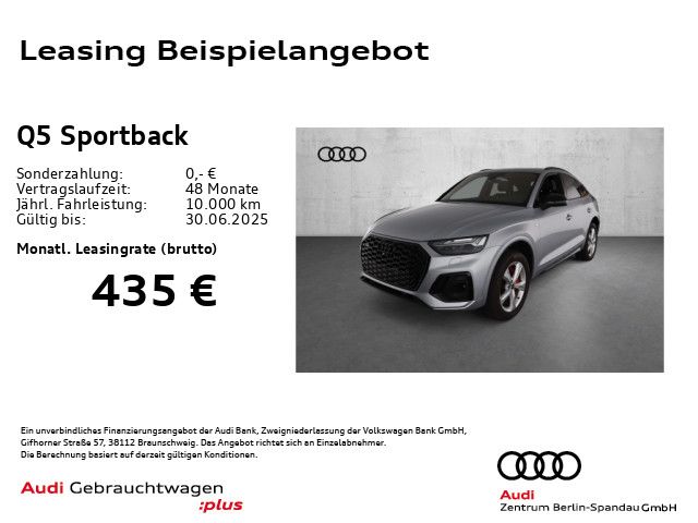 AUDI Q5 Sportback 40 TFSI qu. S line S tronic *PANO*