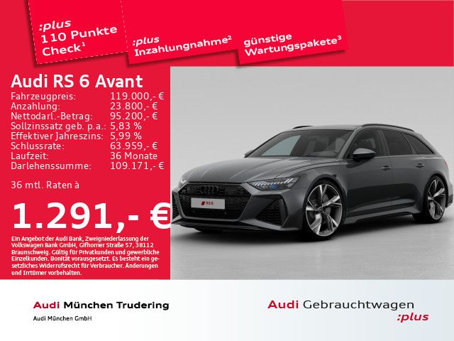 Audi RS 6 Avant 4.0 TFSI qu. Dynamik-Paket+ Pano Matr