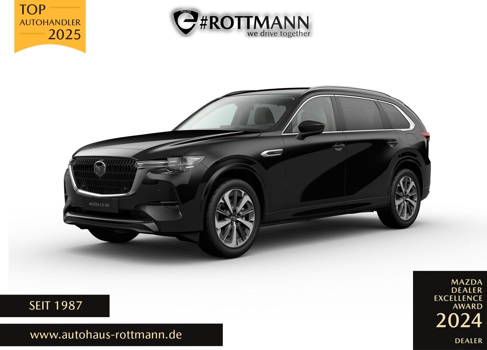 Mazda CX-80 e-SKYACTIV D 254ps Aut. AWD Takumi Leder-W