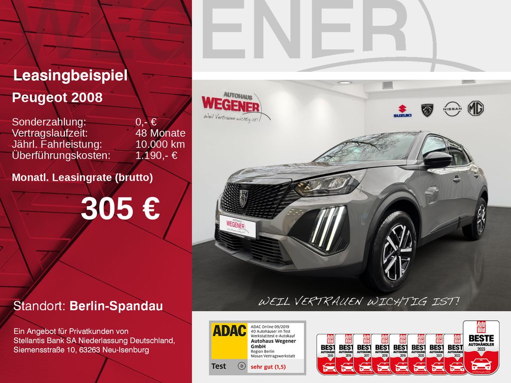 Peugeot 2008 Active Hybrid 136 e-DSC6 *Kamera*SHZ*LED*