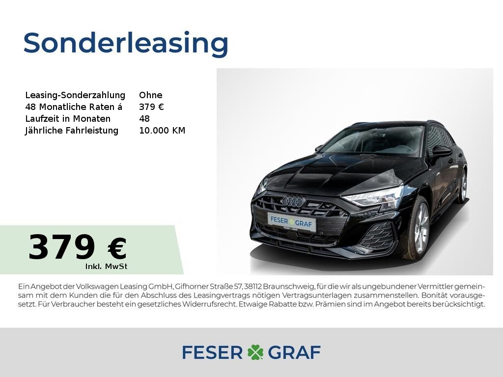 Audi A3 SB TFSI S tronic 2x S line/LED/Kamera/Navi+