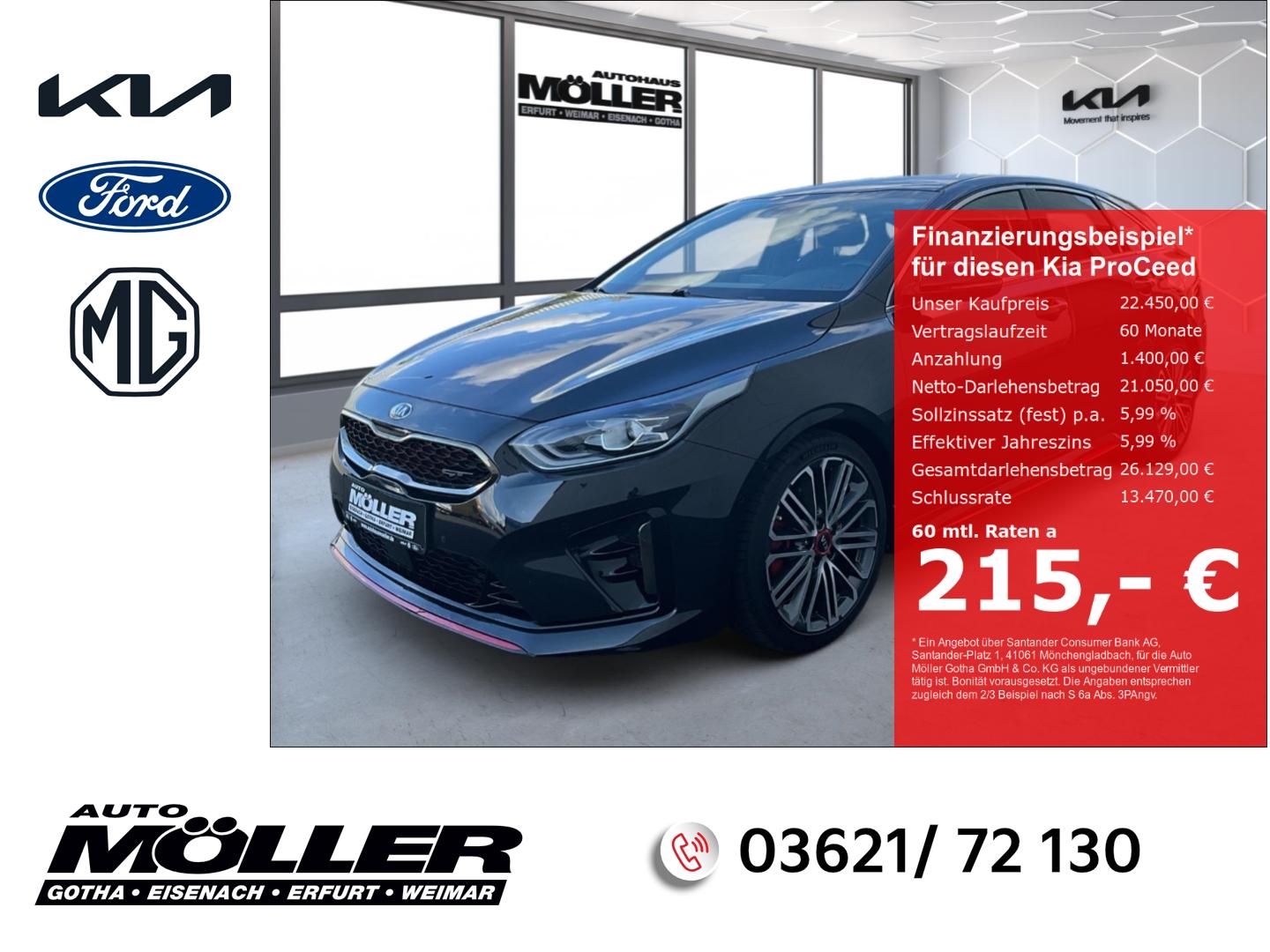 Kia ProCeed 1.6T DCT7 GT Navi Komfort el.Sitz Memory