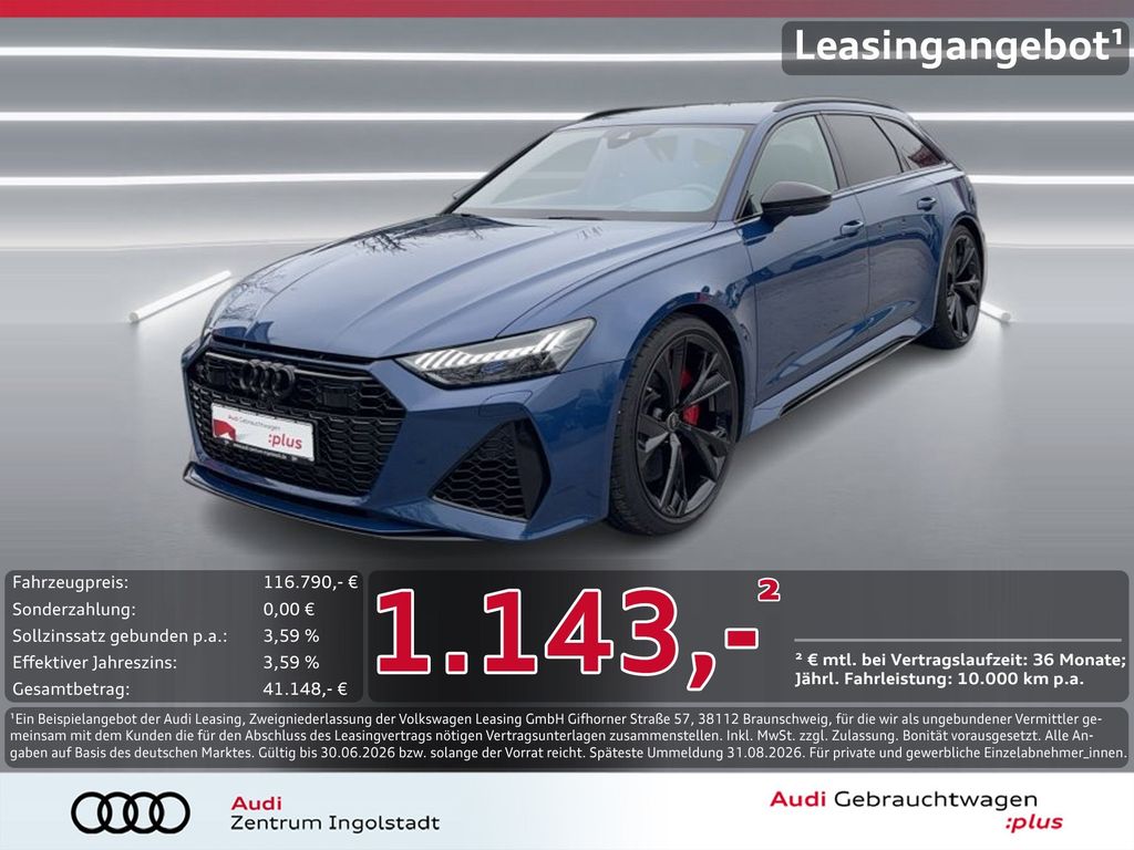 Audi RS6 Avant performance qu Massage LASER DRC 22"