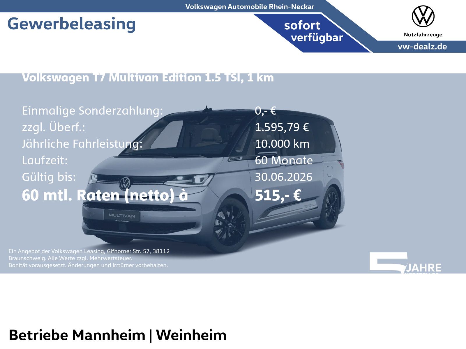 Volkswagen T7 Multivan - Bild 1