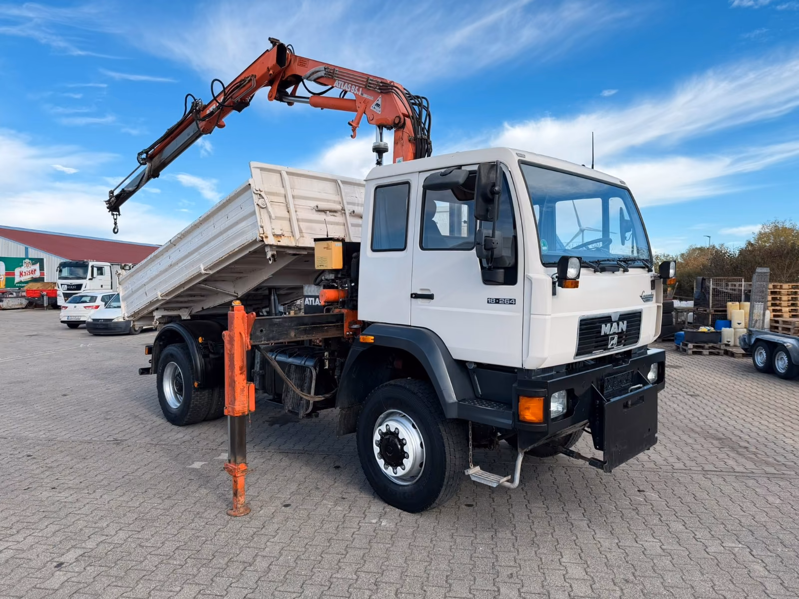 MAN L90*18.264*4x4Alrad*AtlasAK85.1A2*Funk*Euro4*TÜV