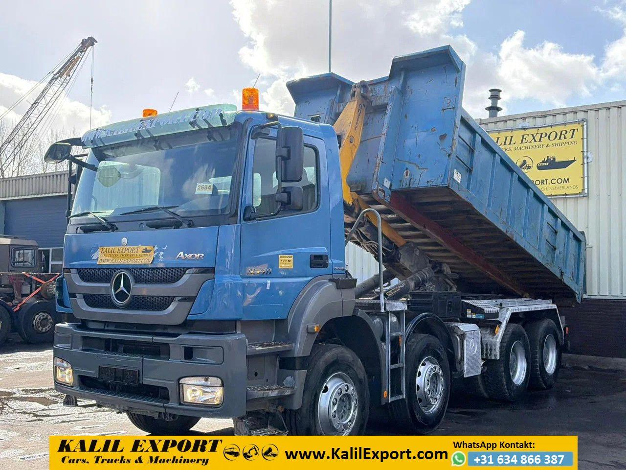 Mercedes-Benz Axor 3540 Multiflift Kipper Container 8x4 Manual