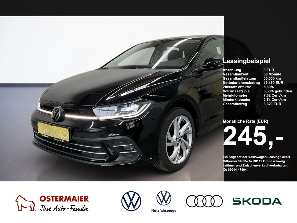 Polo STYLE 1.0TSI 95PS DSG ACC.KAMERA.NAVI+VC.LE
