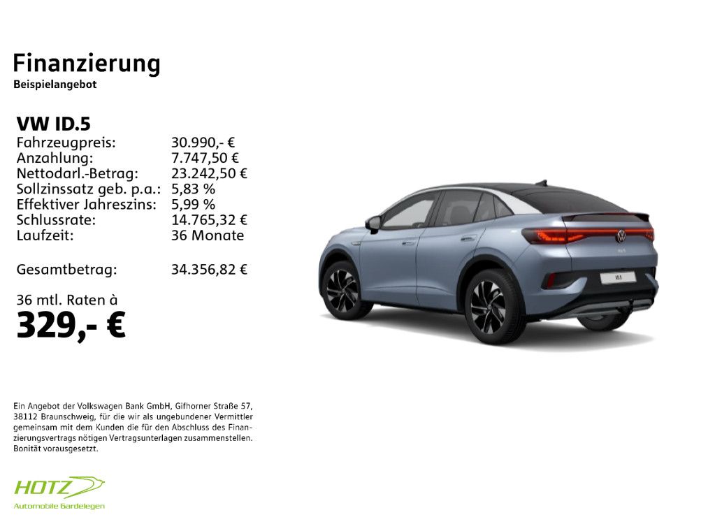 Volkswagen ID.5 Pro Performance PANO/LED/PDC imagem 2
