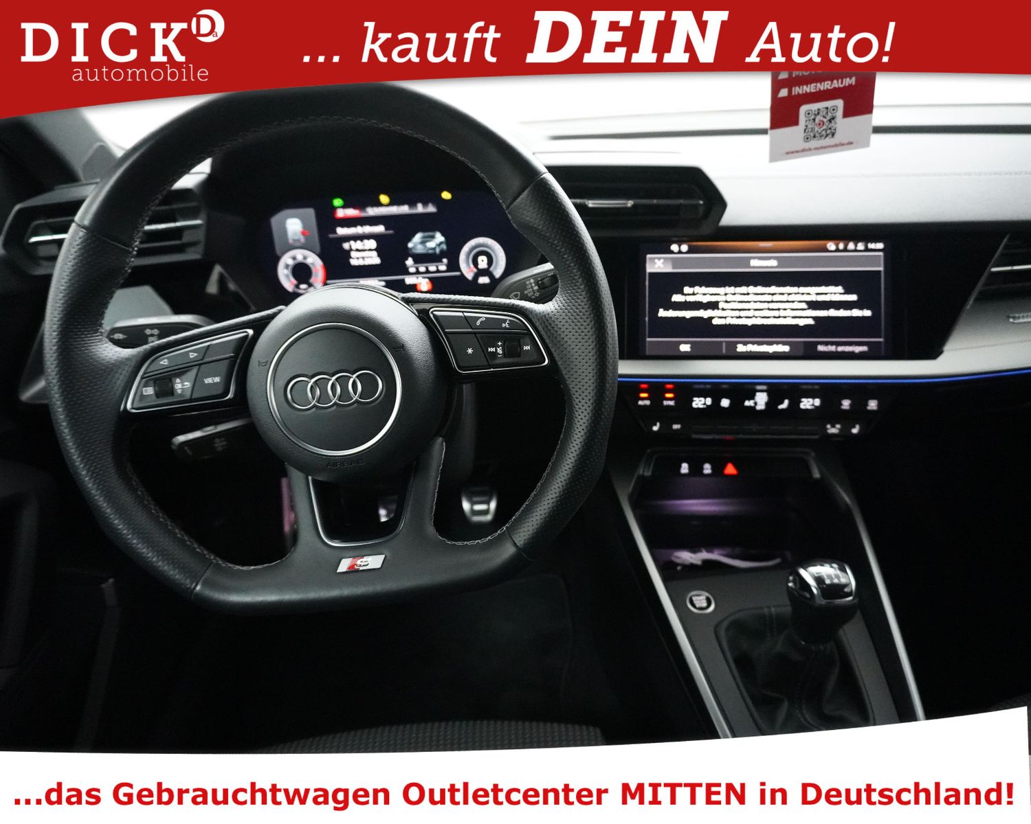 Fahrzeugabbildung Audi A3 SB 30d Edit One+S LINE SPORT+VIRTU+MATRIX+B&O