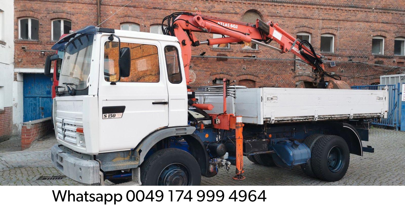 Renault S150 Kran Atlas 60.1 Drehgreifer