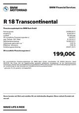 BMW R 18 Transcontinental 199,- € mtl. Rate / Custom - BMW KOFFER