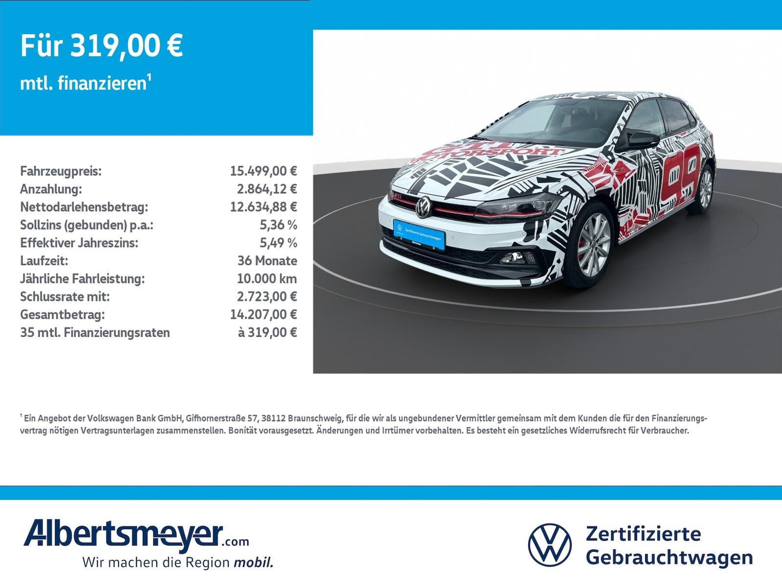 Volkswagen Polo GTI 2.0 TSI +DSG+LED+SITZHEIZUNG+KLIMA