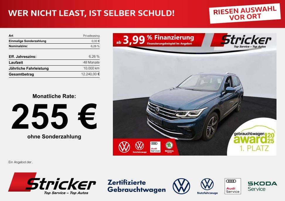 Volkswagen Tiguan Elegance 1.4TSI e-Hybrid 255,-ohne Anzahl