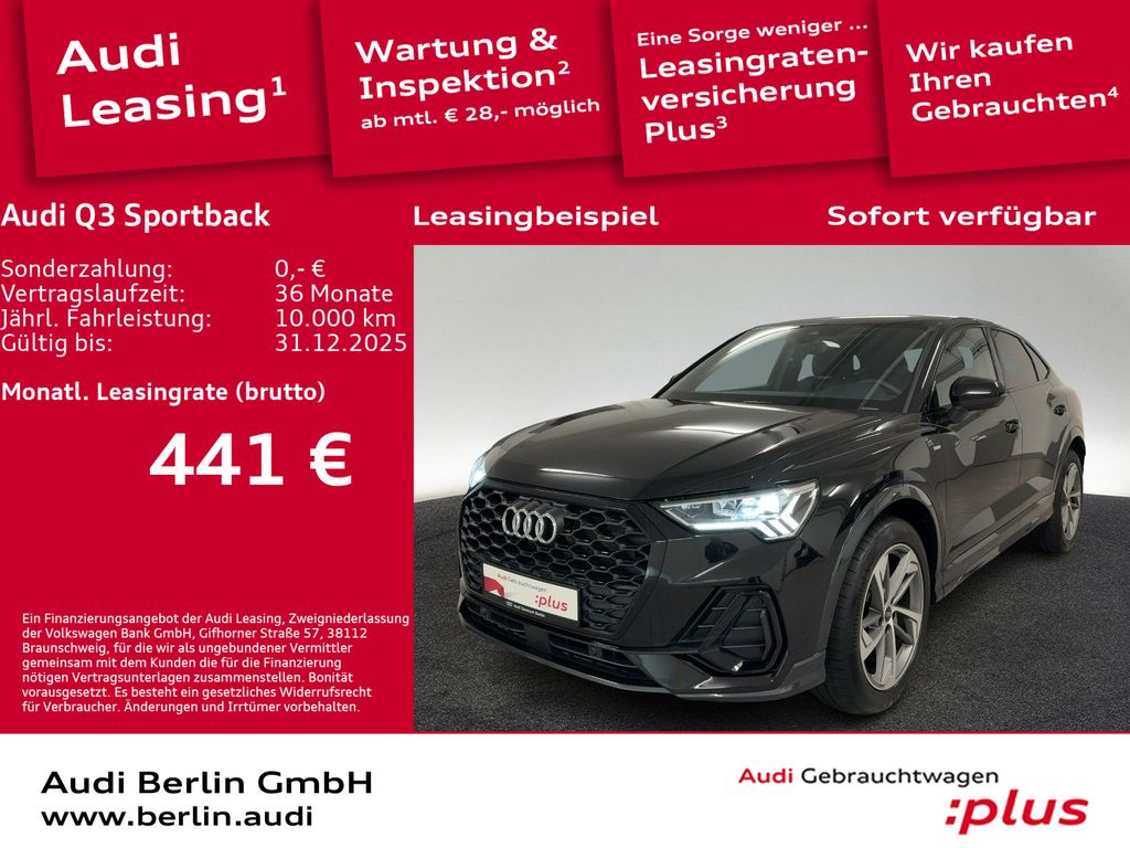 Q3 Sportback S line 35 TFSI S tr. AHK LED NAVI P