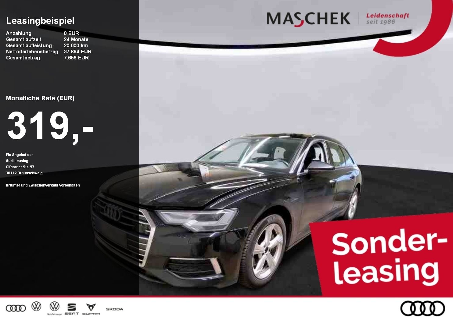 Audi A6 Avant *Sonderleasing ohne zzgl. Kosten* 45 TF
