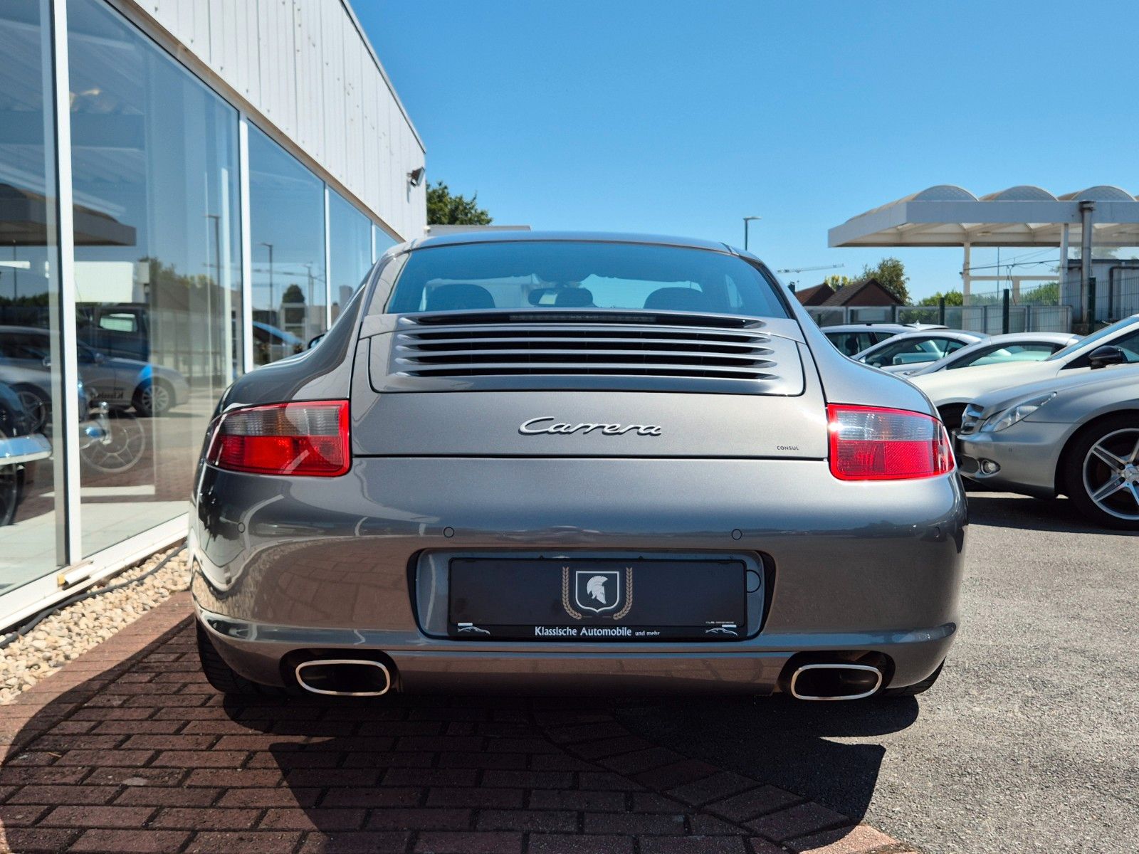 Fahrzeugabbildung Porsche 997 Carrera/Dt./Historie/Meteor Grau/Top