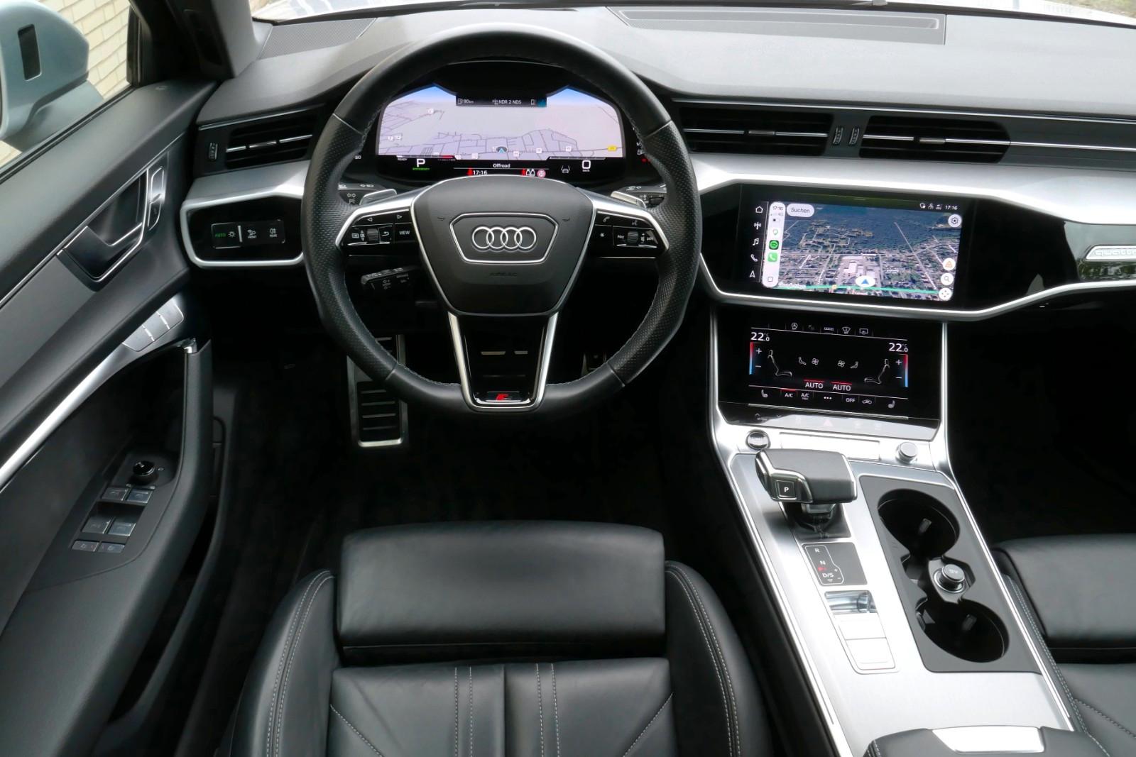 Audi A6 3.0 S-LINE BLACK Pano HuD Leder Memory 20", миниатюра 19
