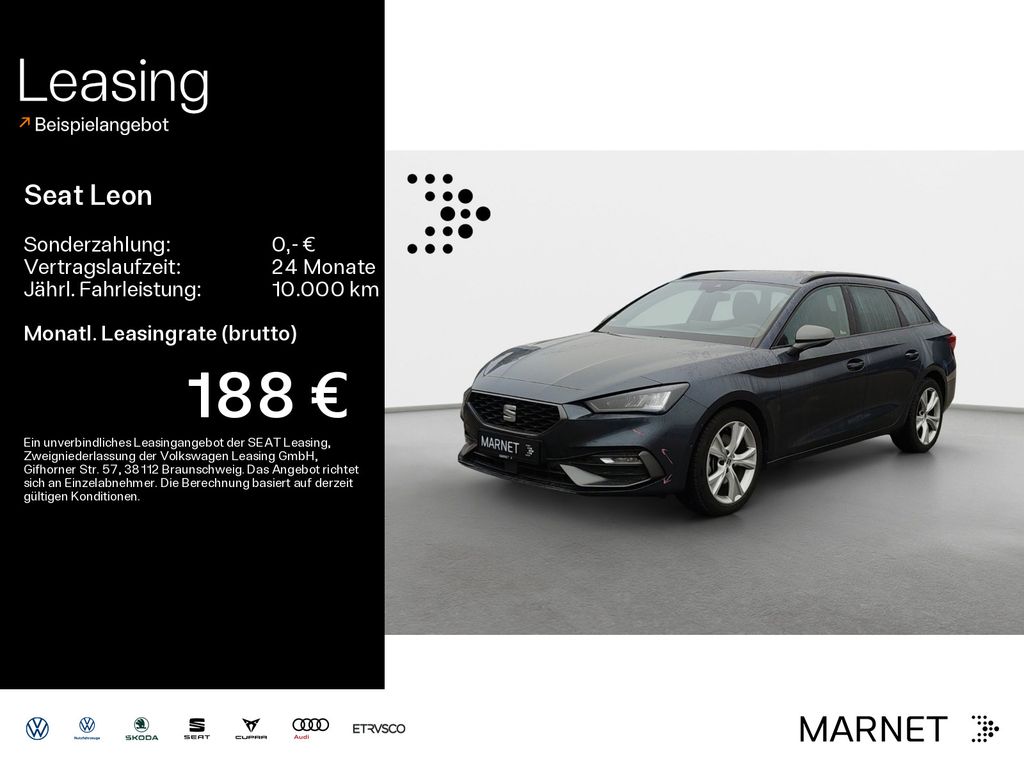 Seat Leon Sportstourer 2.0 TDI FR DSG Navi*AHK*Kamera