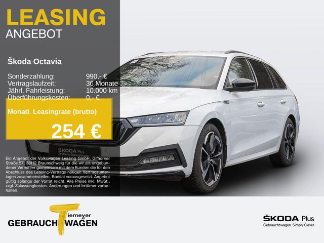 Skoda Octavia Combi 2.0 TSI DSG 4x4 SPORTLINE LM18 NAV