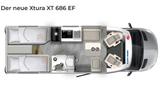 Eura Mobil XTURA 686 EF XPERIENCE ADVENTURE OVERLAND MOD25 - Diesel Teilintegrierter Automatik