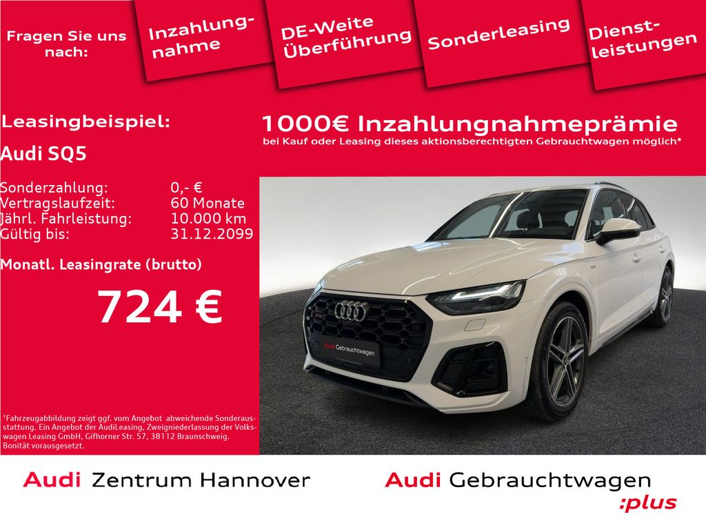 Audi SQ5 3.0 TDI quattro HuD Standh. AHK Matrix B&O K
