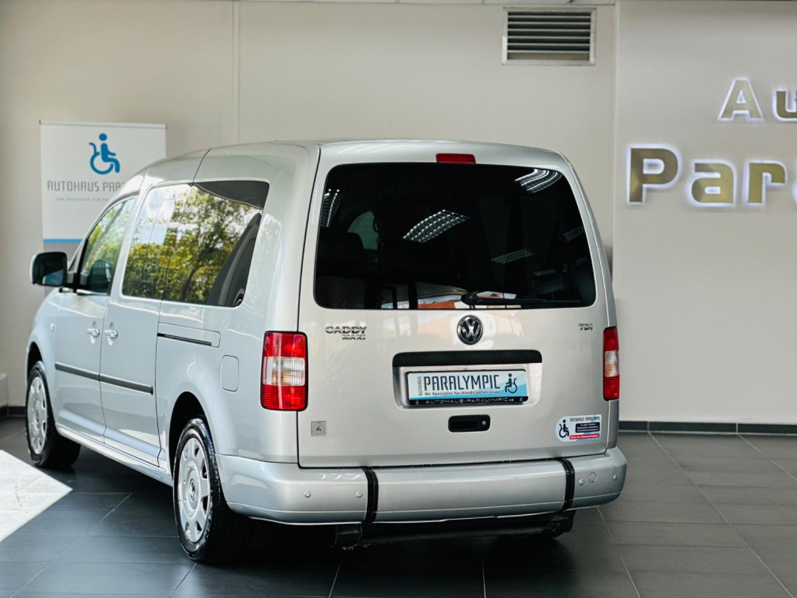 Volkswagen Caddy Maxi Life TDI Behindertengerecht-Rampe