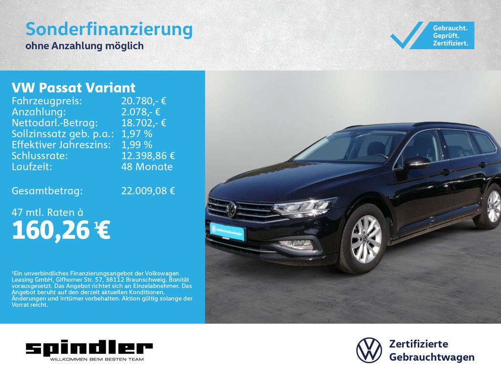 Passat Variant Business 2.0 TDI DSG Navi LED LM