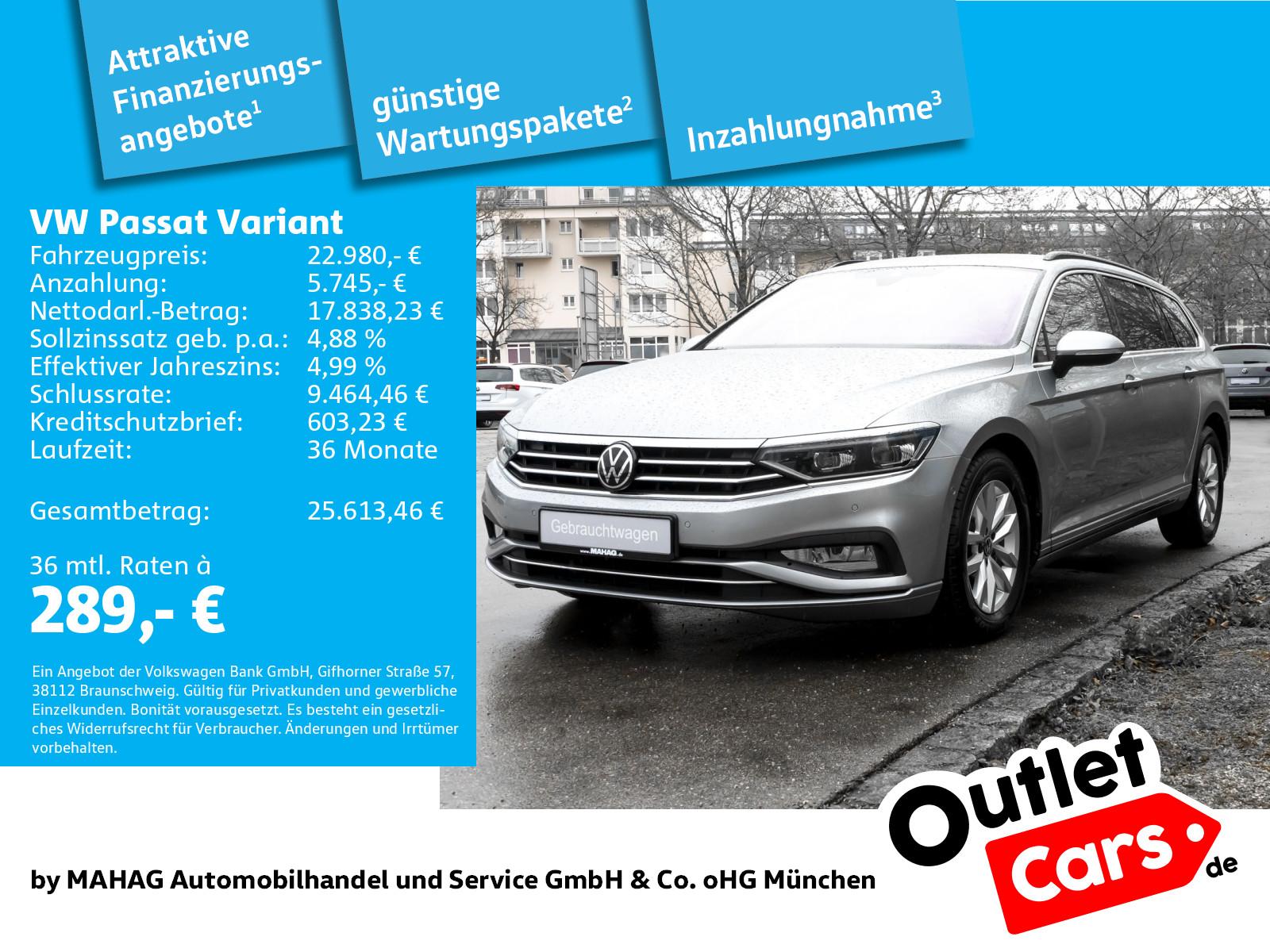 Volkswagen Passat Variant Business 2.0 TDI AHK Leder IQ.Lig