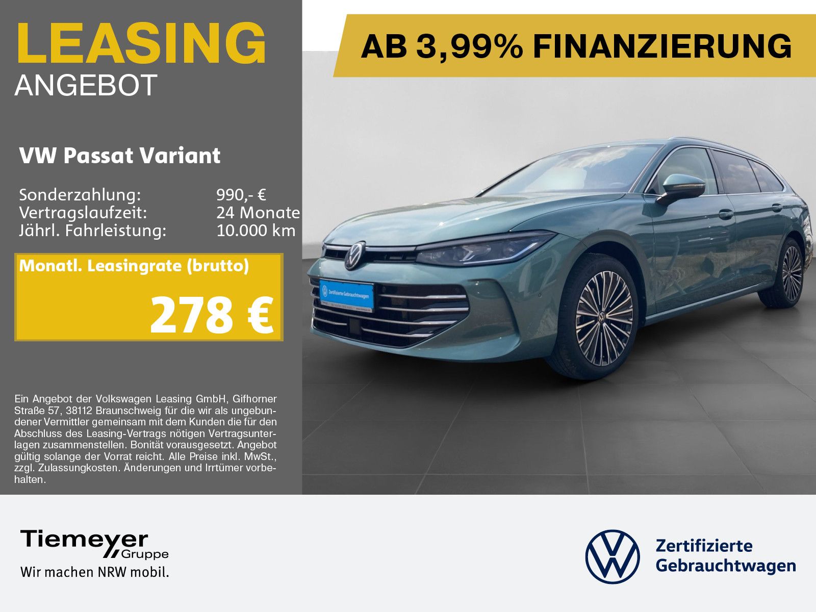 Volkswagen Passat Variant 2.0 TDI DSG ELEGANCE ST.HEIZ AHK